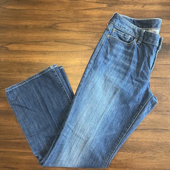 Express Jeans Women’s Sz 10Short ID 025039 Dark Wash Bootcut Y2K Campus Street - Picture 1 of 8